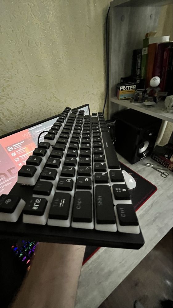Ігрова клавіатура, игровая клавиатура gamepro mk80b rgb switch usb