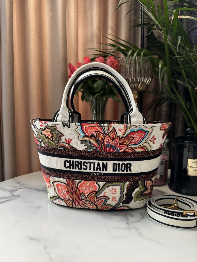 Torebka Dior Hat Basket Multicolor