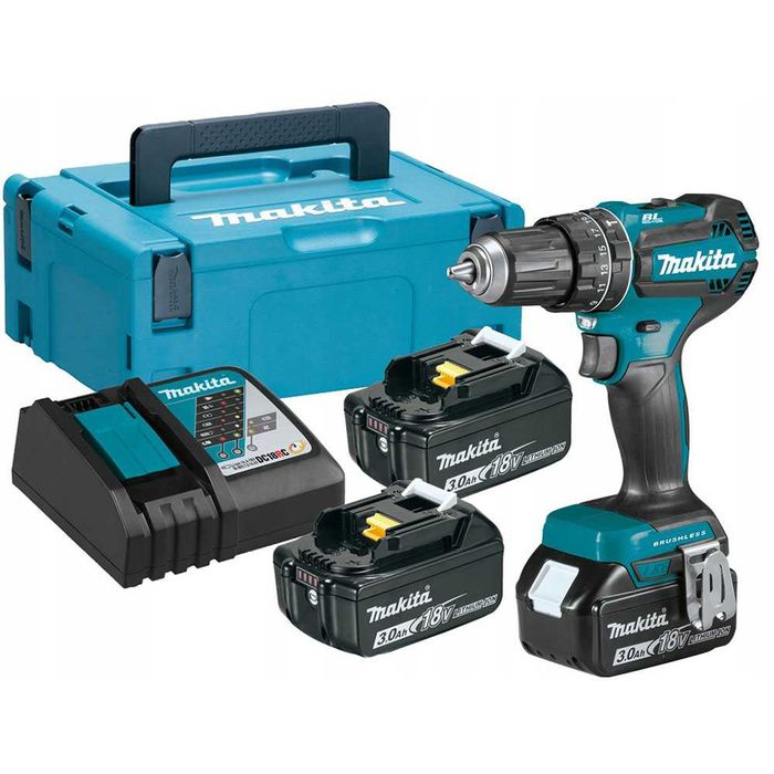 Makita Wkrętarka Udar 18V 3X3,0Ah DHP485RF3J