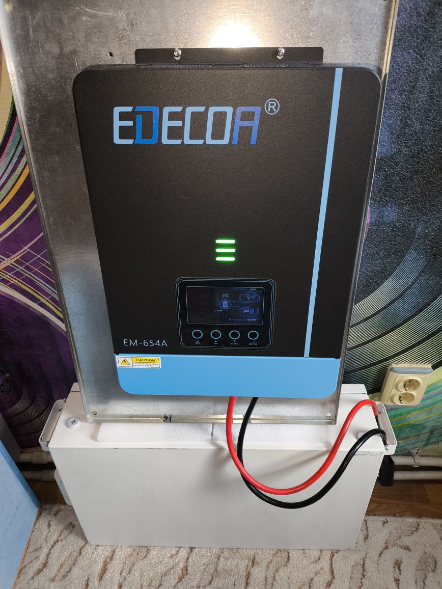 ИБП Lifepo4 48v 6200w батарея 5kw/h АВР автоматика