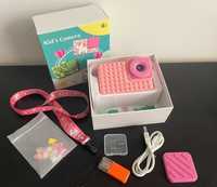 Kids kamera aparat dla dzieci różowy 32 GB Lego jednorożec Zestaw Hit