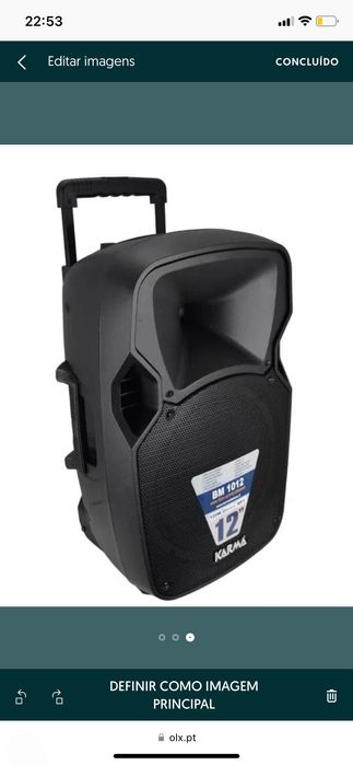 Coluna Amplificada 600 W