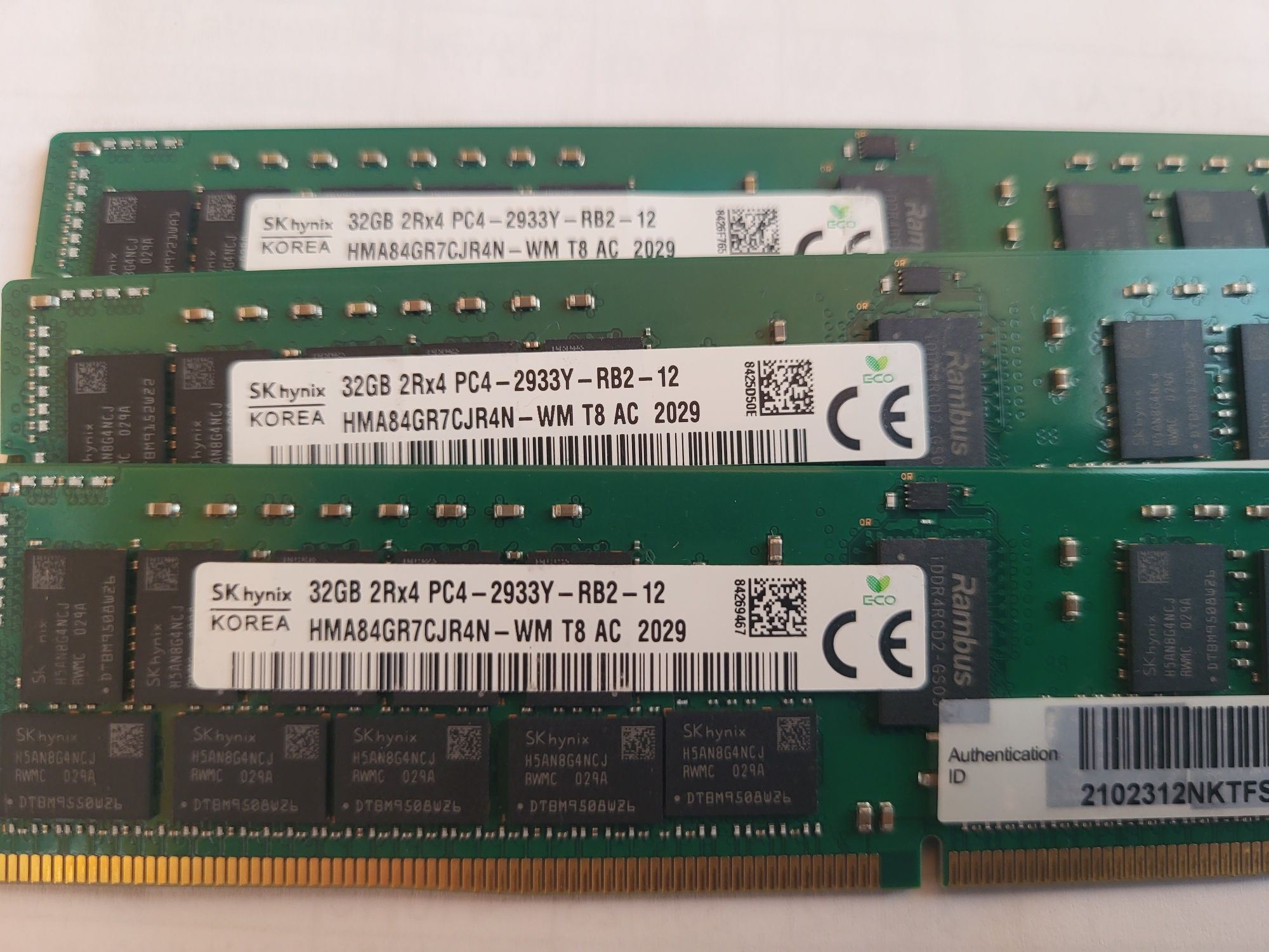 СЕРВЕРНА ПАМ'ЯТЬ DDR4 32Gb  Hynix, Samsung 2933 RDIMM ECC Reg.