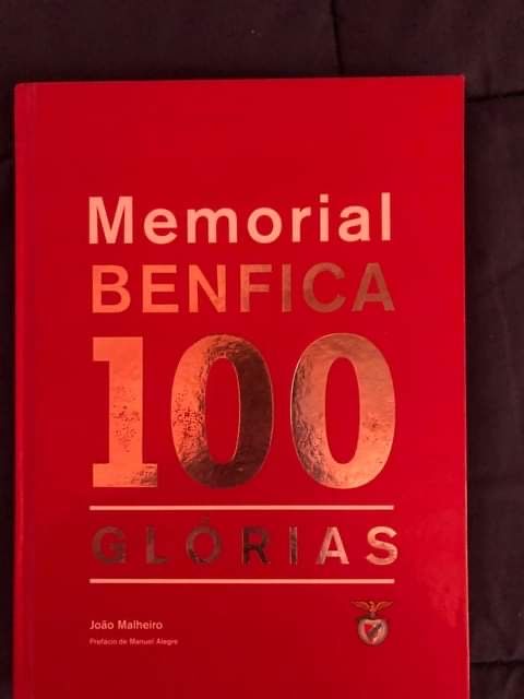 Livro memorial Benfica 100 glorias