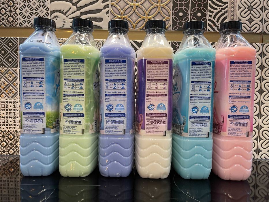 Pakiet 7 Płynów do płukana koncentrat 1.6 L. Super jakość z Hiszpanii.