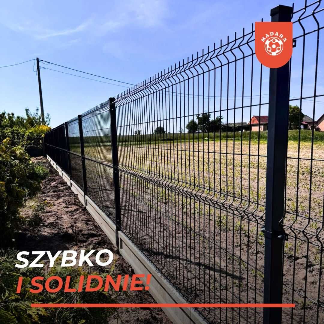 Płot panelowy, Panel Ogrodzeniowy, Ogrodzenie Montaż Sprzedaż