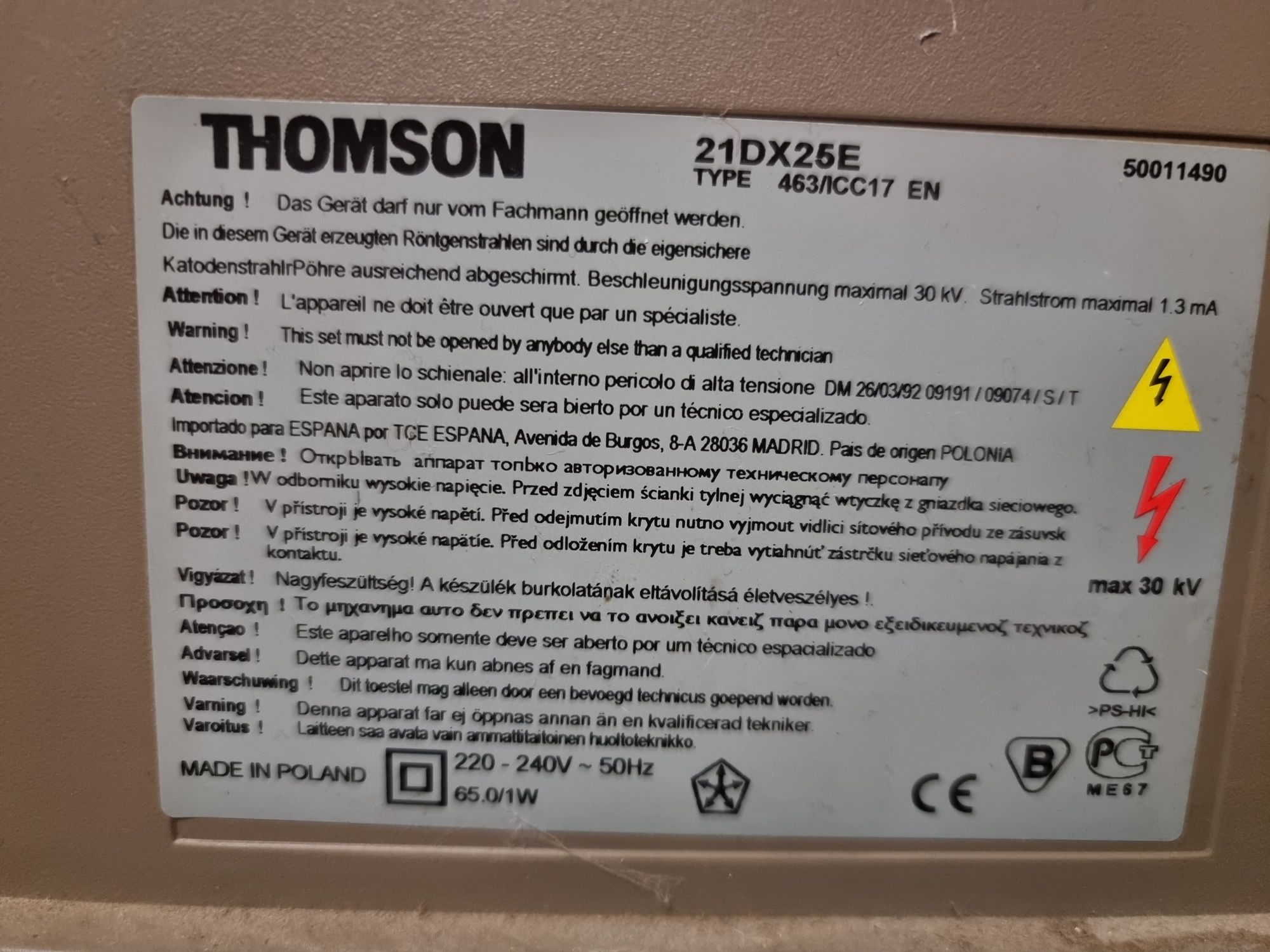 Продам телевизор Thomson