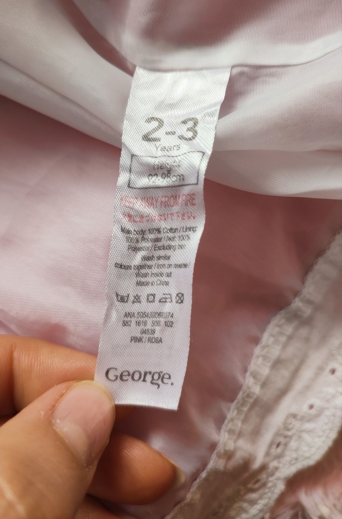 George Peppa Pig Sukienka dla dziewczynki r.92-98 2-3 lata