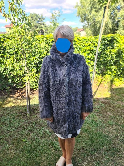 Futro naturalne z kózek stan idealny