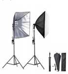 Softbox 50x70 cm (cztery 
żarówki)
Żarówka fotograficzna E27 lamp 
8