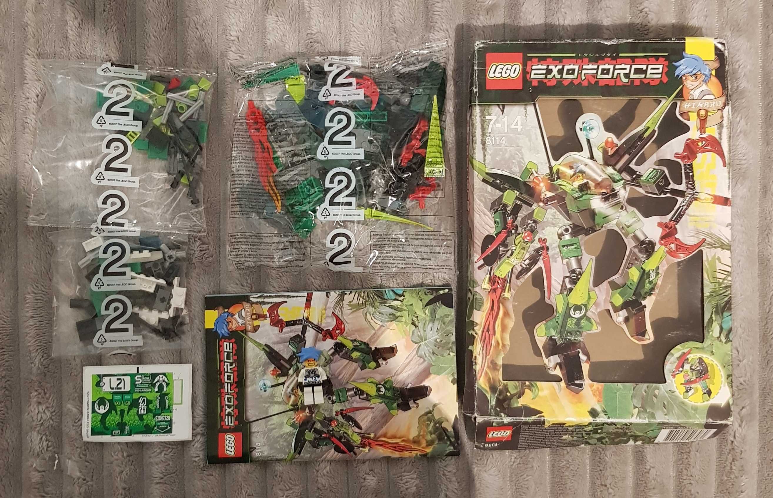 Lego Chameleon Hunter 8114 Exo-Force UNIKAT