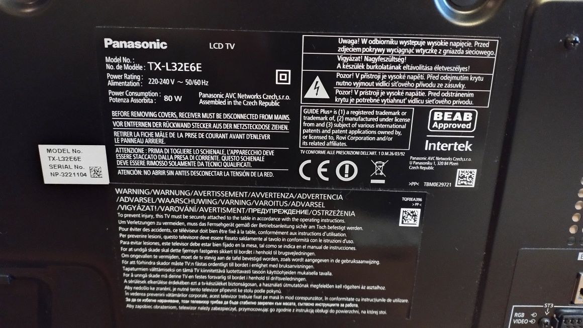 Telewizor Panasonic L32E6E
