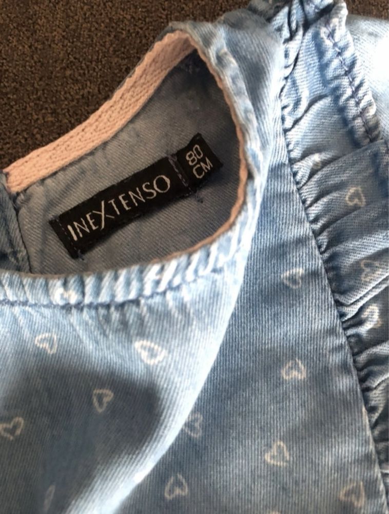Sukienka a'la jeans serduszka InExtenso 80