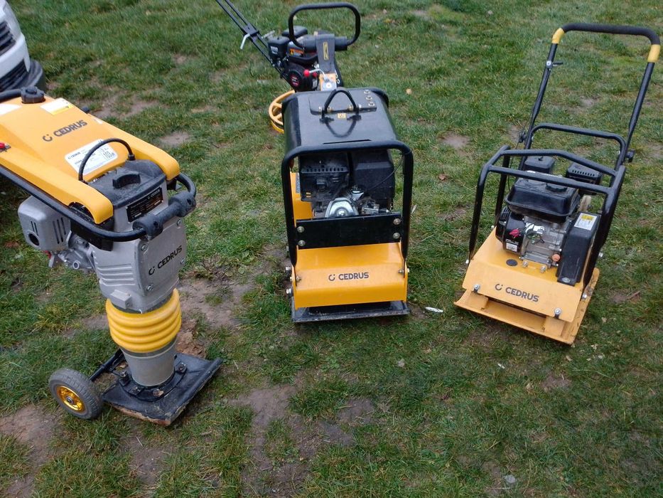 Wynajem zagęszczarka 96kg, 270kg, skoczek75kg