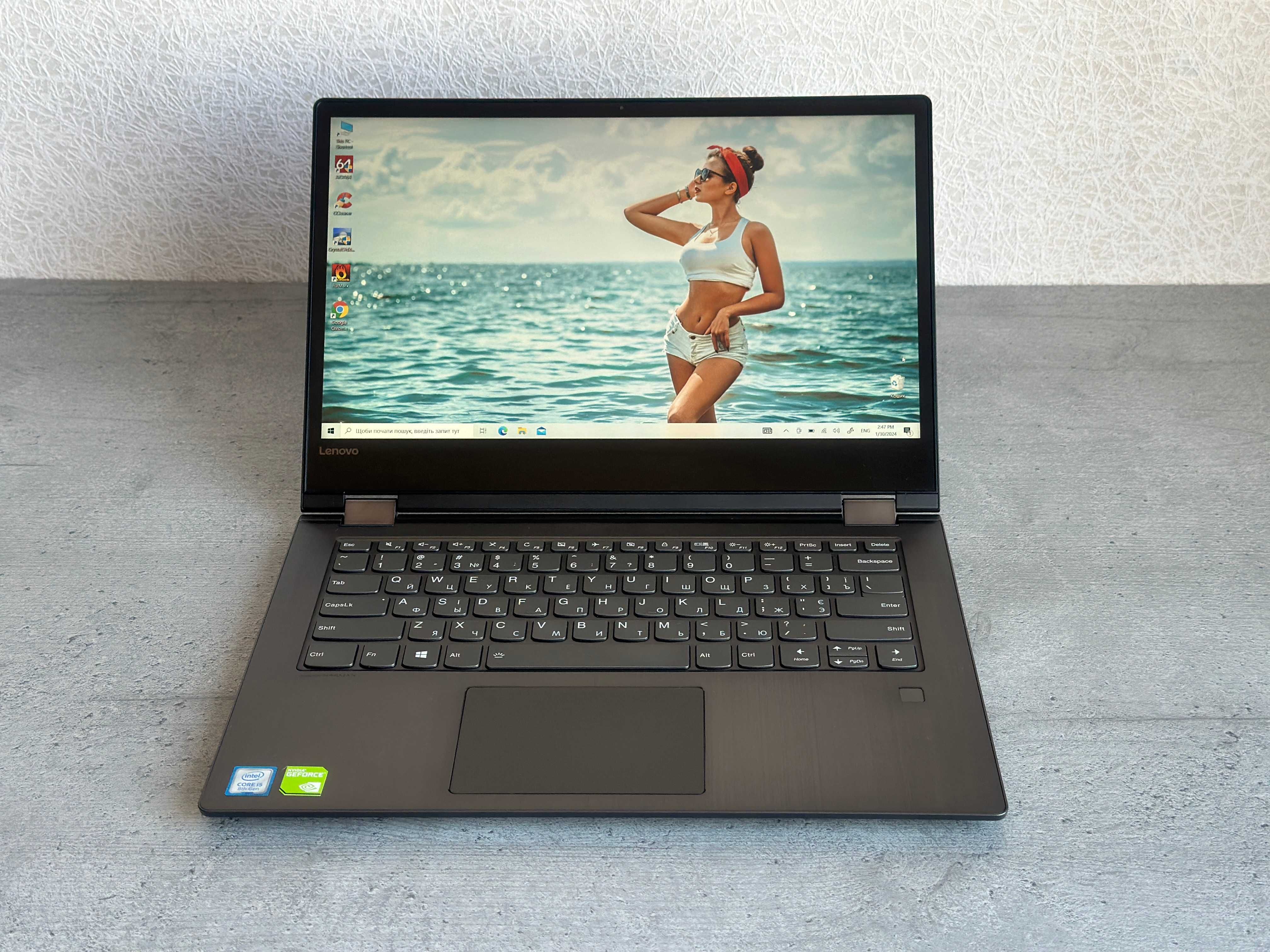 Ноутбук Lenovo Flex 6 (14.0 FHD IPS, i5-8250U, GF MX130, 16RAM/256SSD)