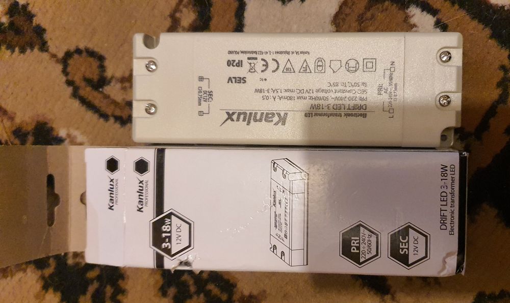 Блок питания Drift led 3-18w , ip20 ,kanlux 8550