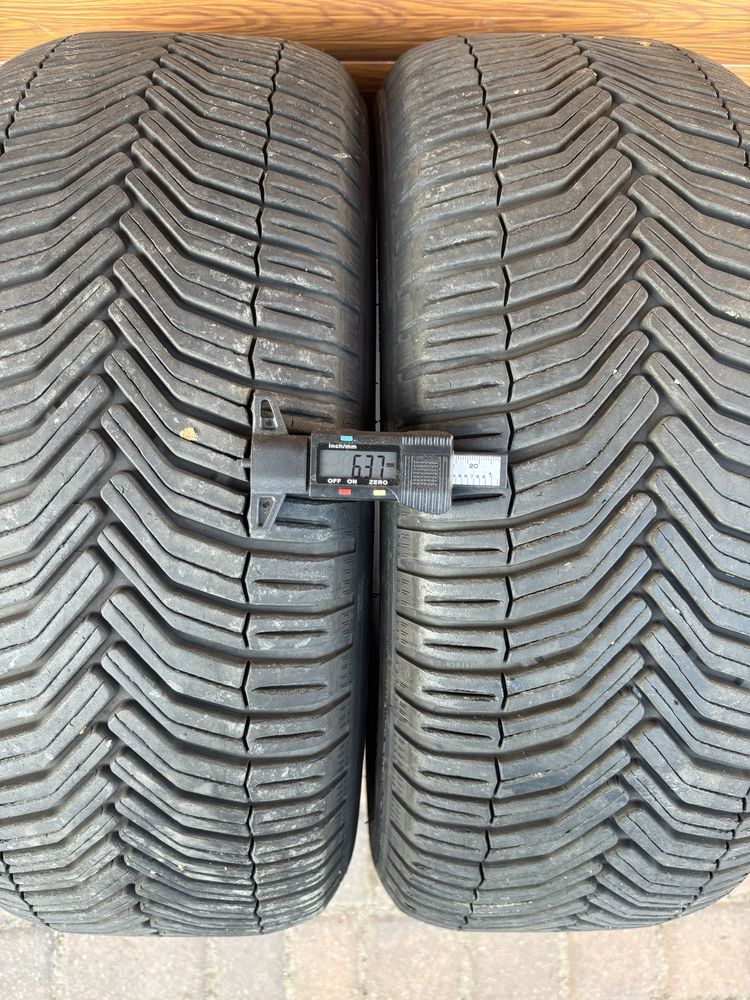 215/55/17 Michelin 2 opony całoroczne 6.37mm 2022r wysyłka!