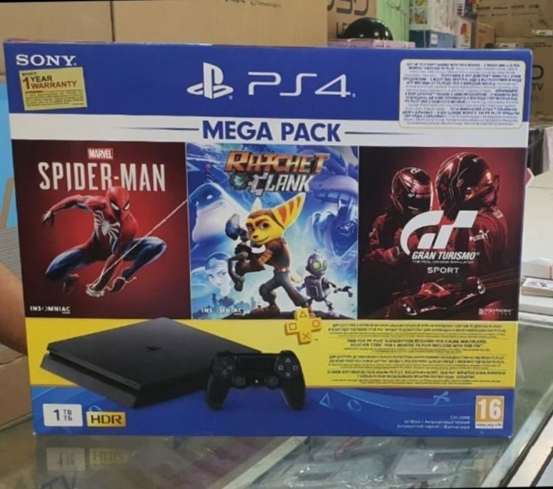 Приставка пс 4 + 50 ігор PlayStation 4 ps 4 PS4 Гарантія Офіційна