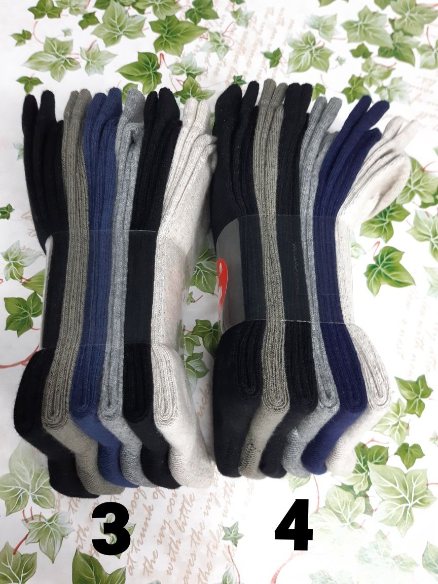 12 pares de meias em algodão bom