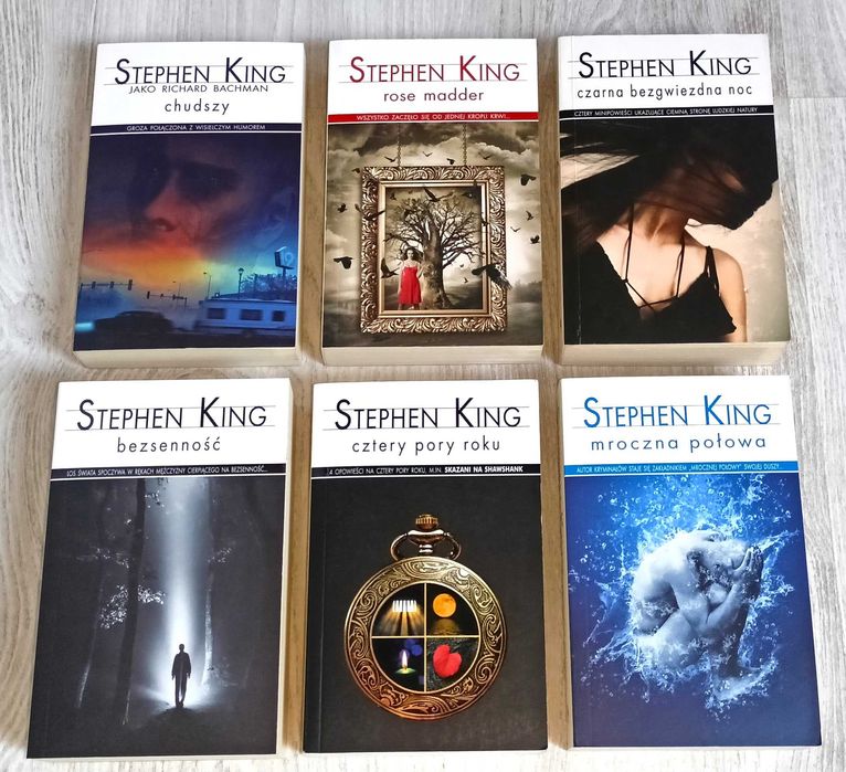 King Rose Madder Chudszy Mroczna połowa Cztery pory roku w Shawshank