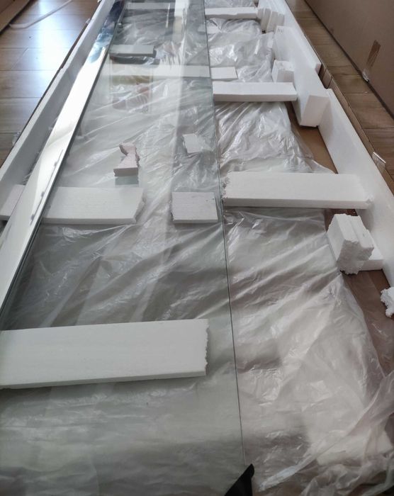 Szklana kabina prysznicowa 120x80 bardzo dobry stan!