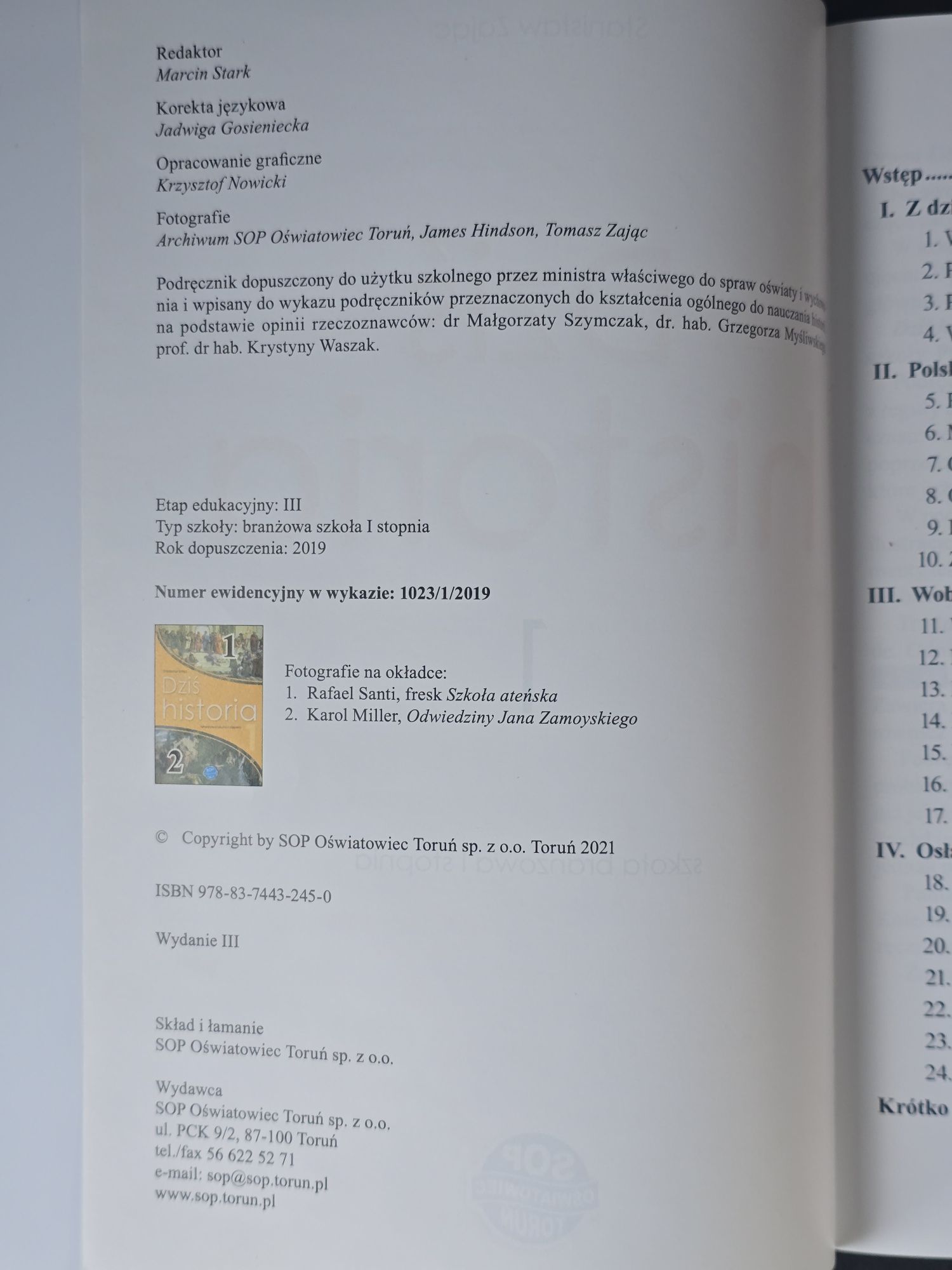 Dziś historia 1 szkoła branżowa