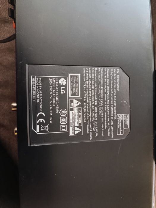 Kino domowe LG 2+1 model HB 45R