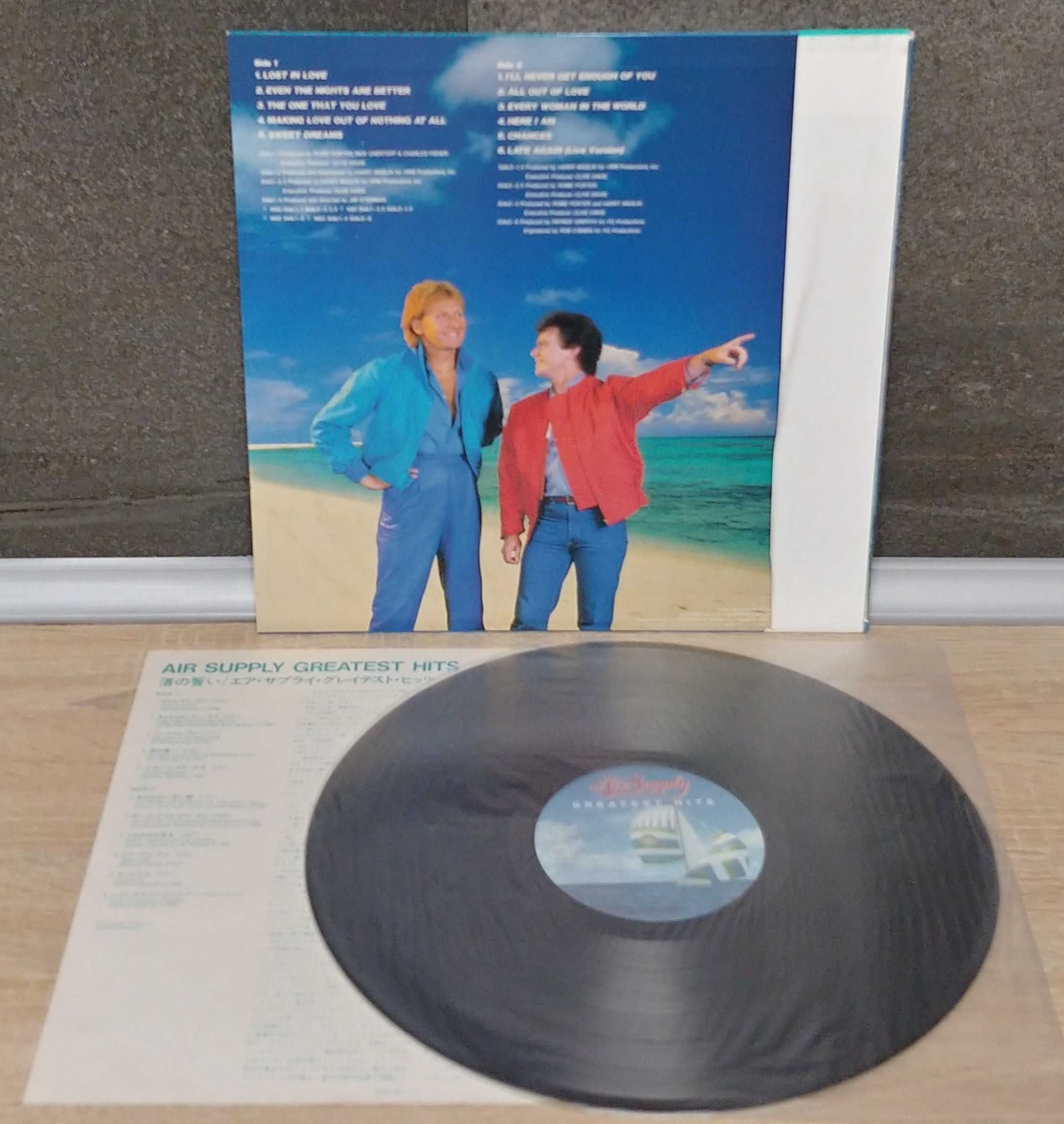 Air Supply - Greatest Hits. Japan Obi. NM. Płyta winylowa .