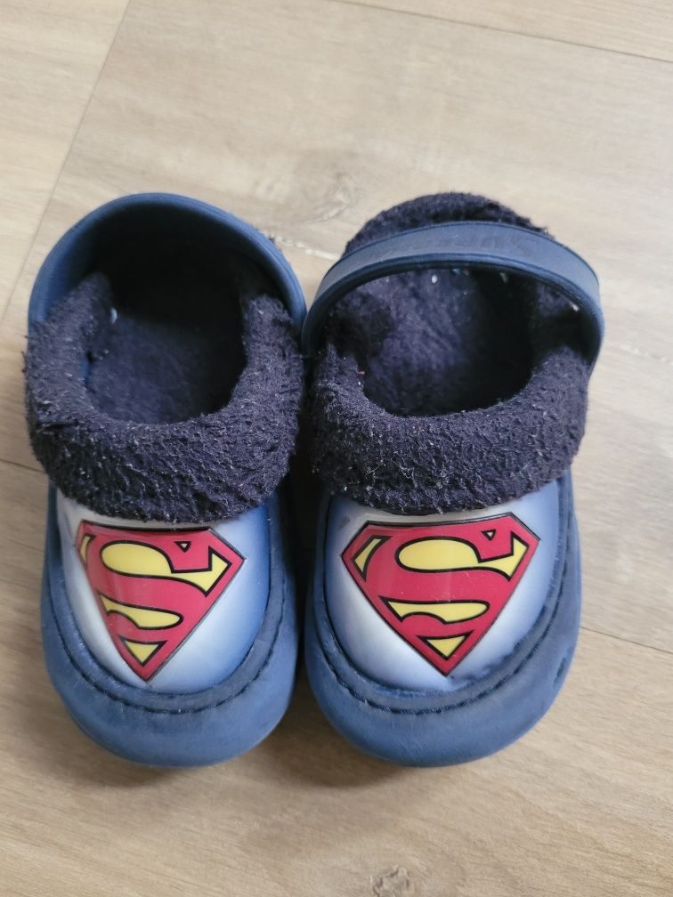 Klapki/kapcie ala crocs superman r.22