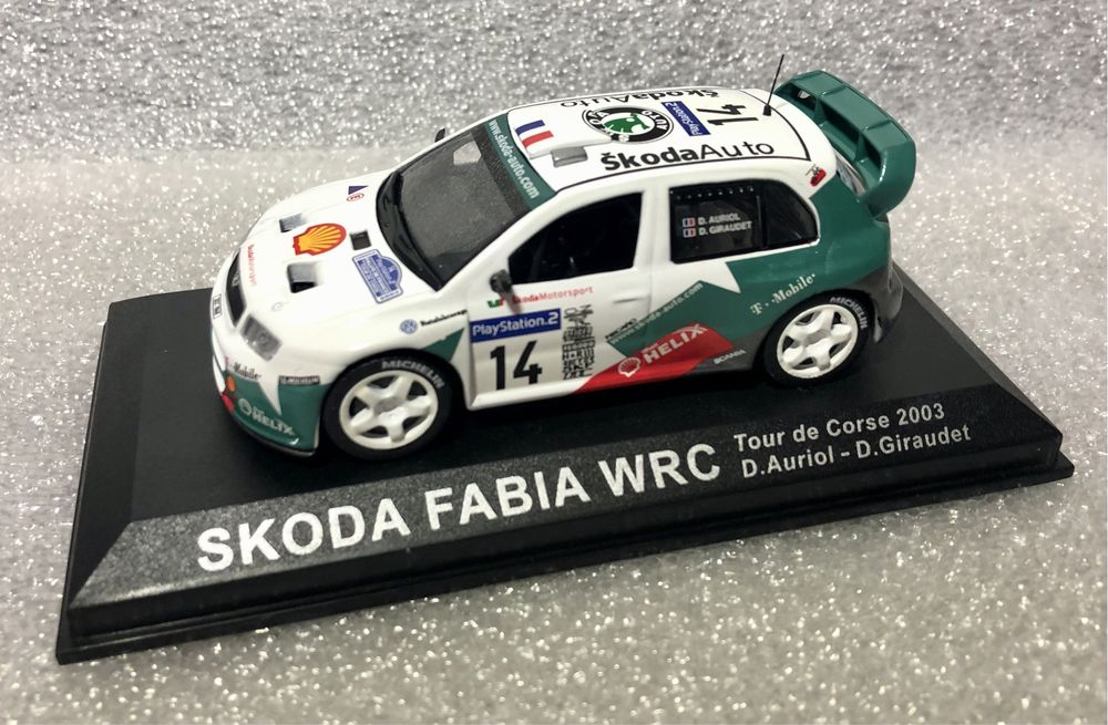 Miniaturas de carros de rali rally wrc