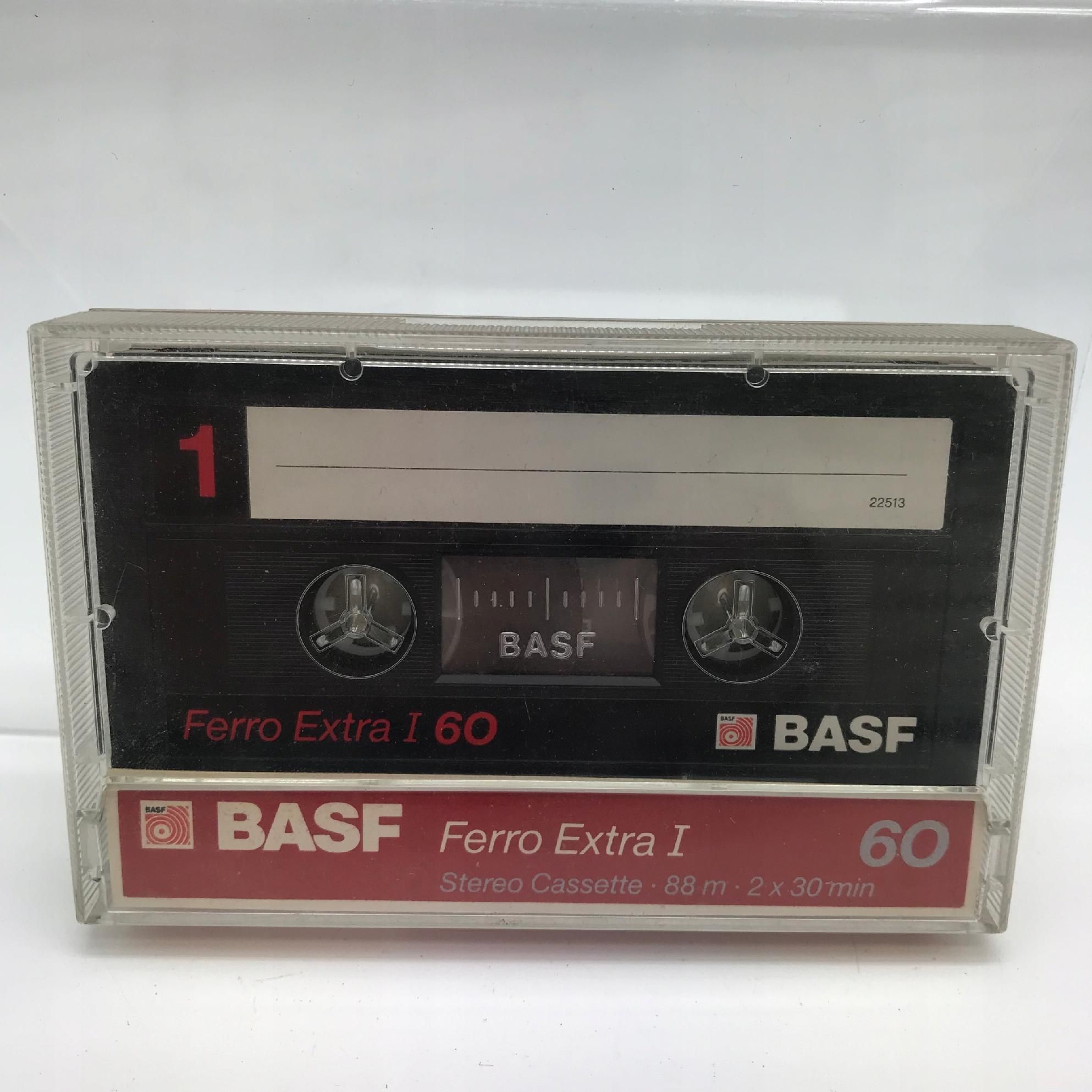 Kaseta - Kaseta magnetofonowa Basf Ferro Extra 60