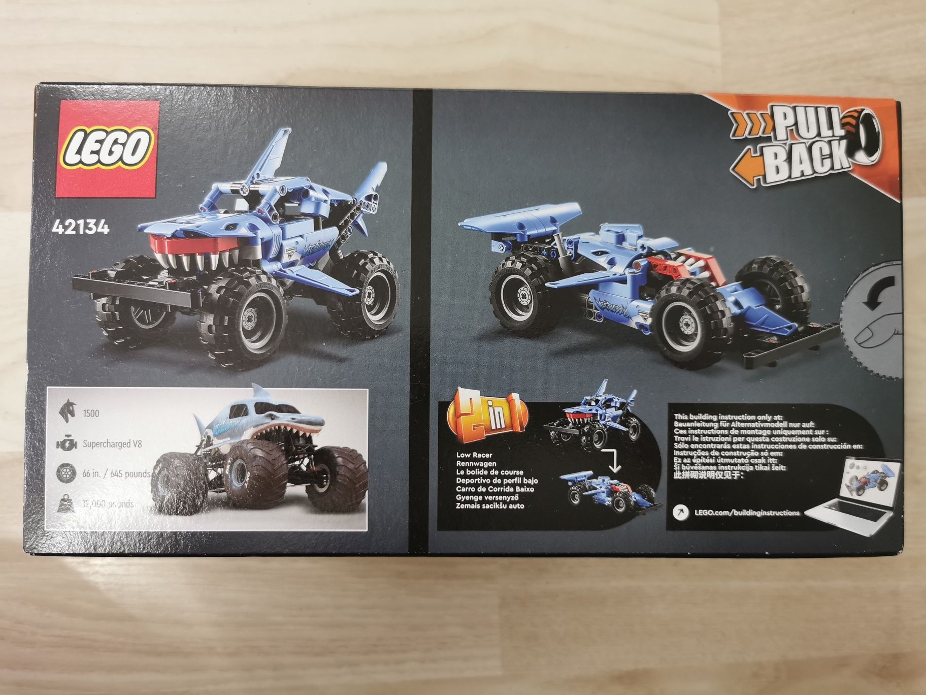 Nowe LEGO Technic 42134 Monster Jam Megalodon nowy