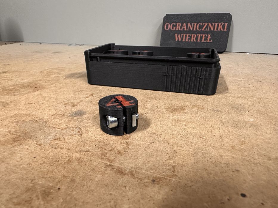 Uniwersalne ograniczniki głębokości wiercenia 2mm-9mm Drukowane 3D