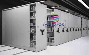 Armazenagem Estantes Rolantes Compacta Duplique o seu Arquivo 80% Novo