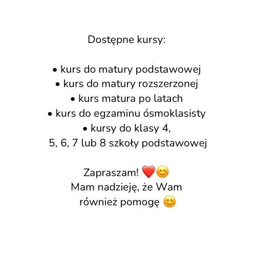 Korepetycje z matematyki z nauczycielką kursu Matematyka Gryzie