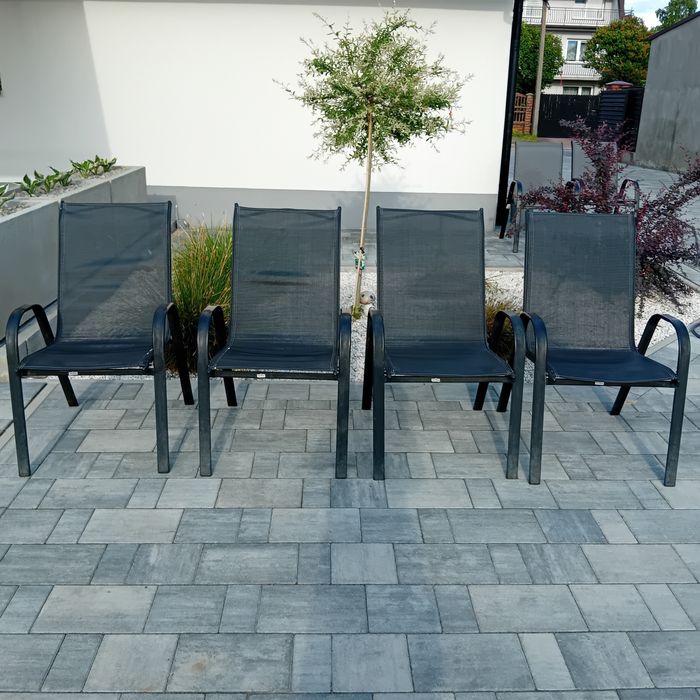 Krzesła ogrodowe 4 szt.