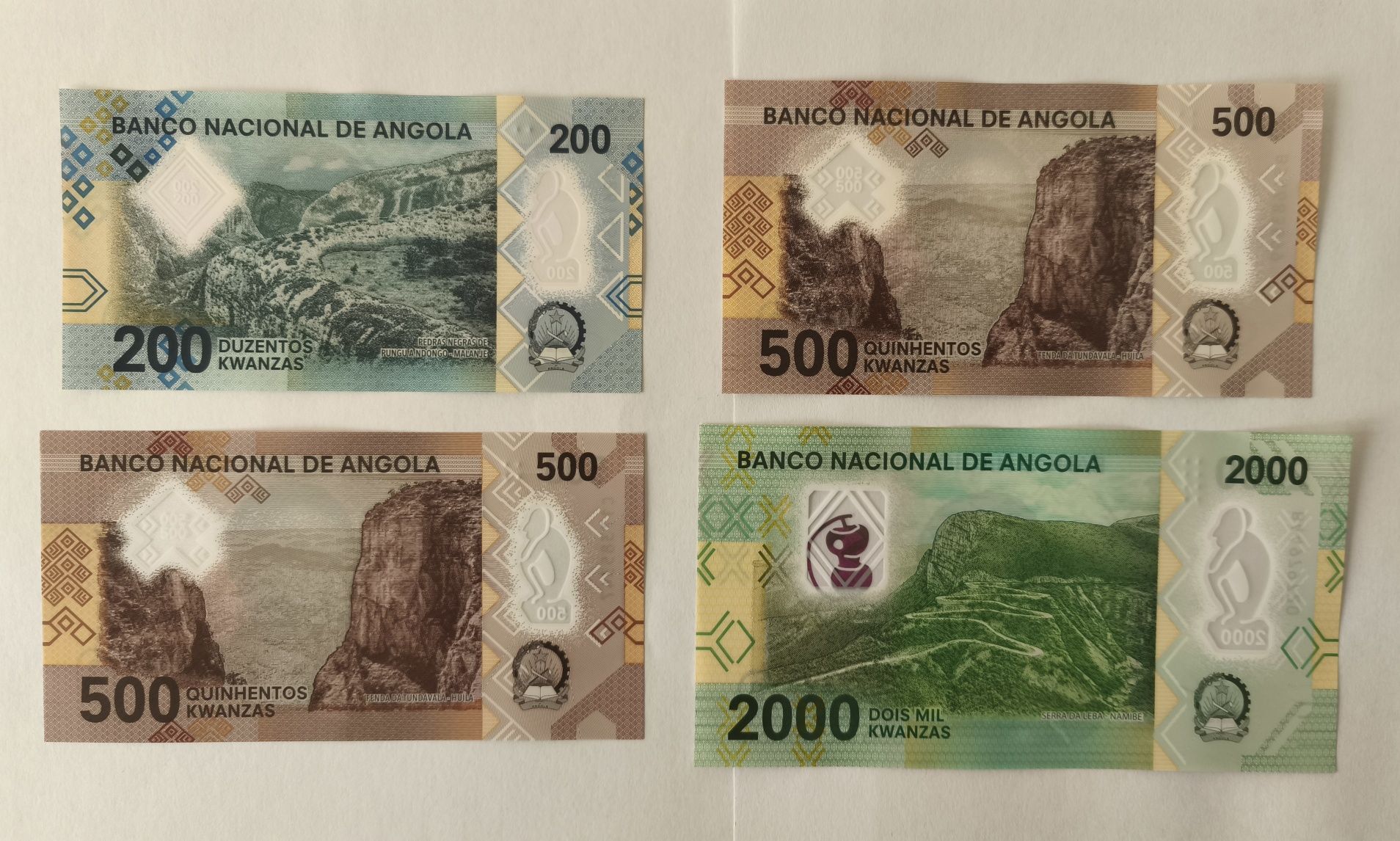 Notas Angola Kwanzas