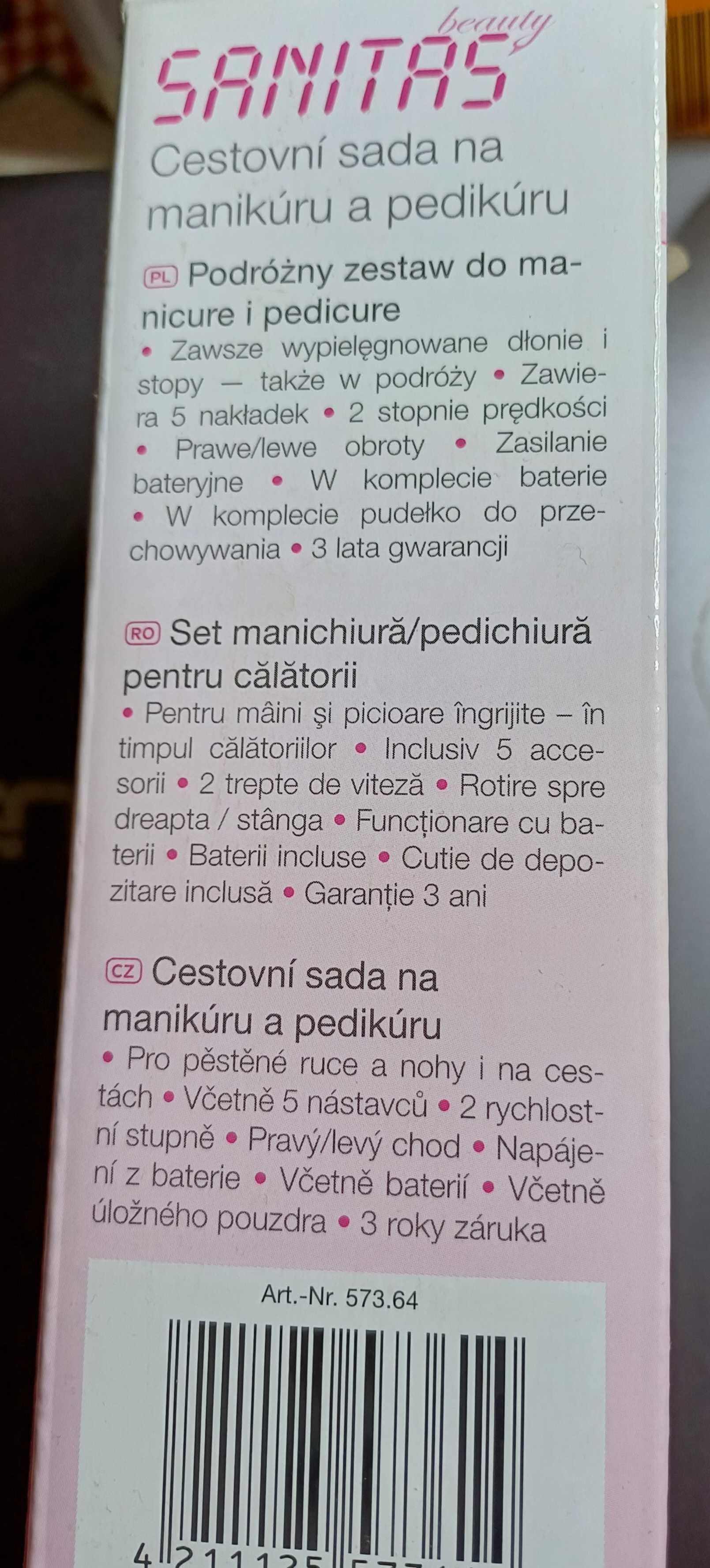 Zestaw do manicure i pedicure - nowy