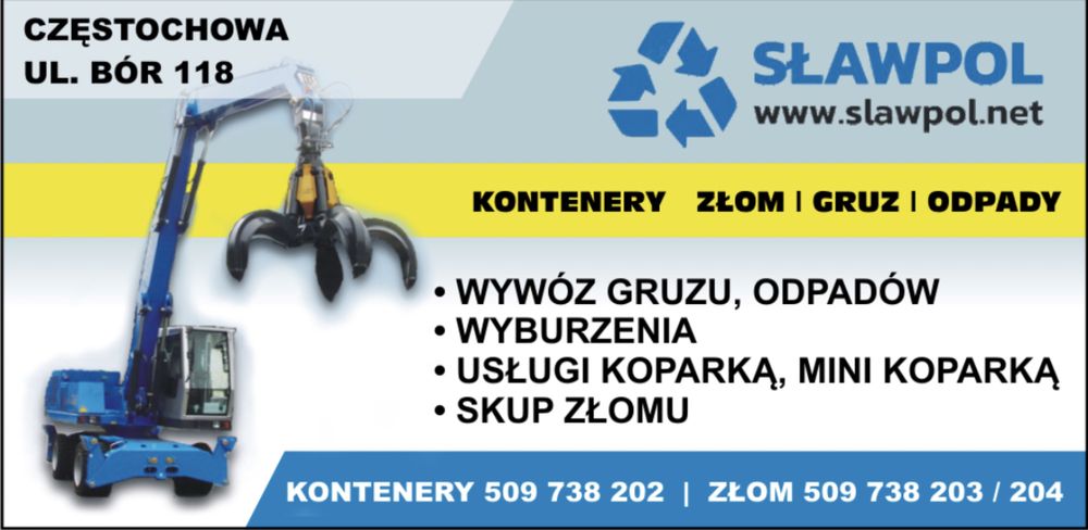 Wywóz gruzu, odpadów, śmieci budowlanych KONTENER GRUZOWNIK