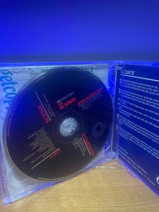CD-Action 5/1996 nr 5 | Cover CD | retro PC | stara płyta z grami
