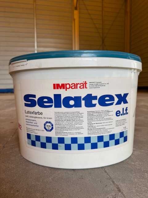 Selatex e.l.f. Farba biała lateksowa 2,5l , 5l , 15l i inne