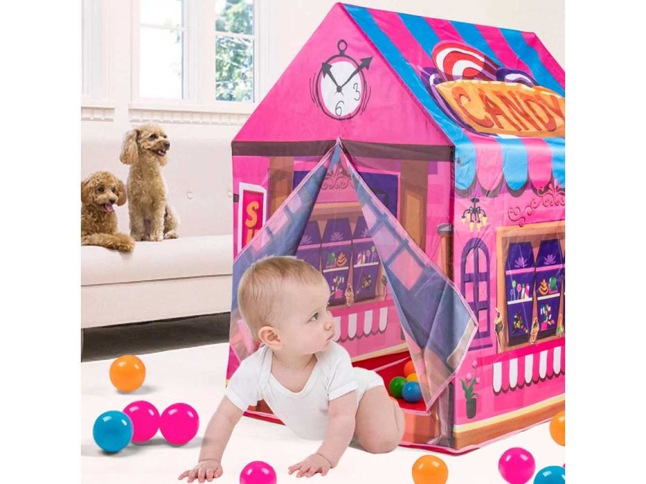 Дитячий ігровий намет Будиночок різні кольори, дитячий ігровий намет