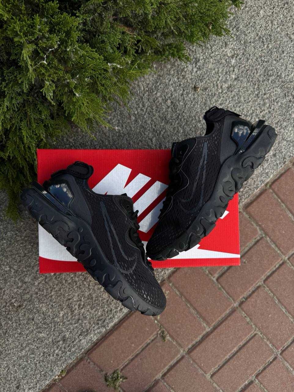 АКЦІЯ! Nike React Vision Black 40 41 42 43 44 45 найк реакт