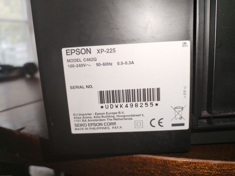 Epson XP-225 (Multifunções) AVARIADA