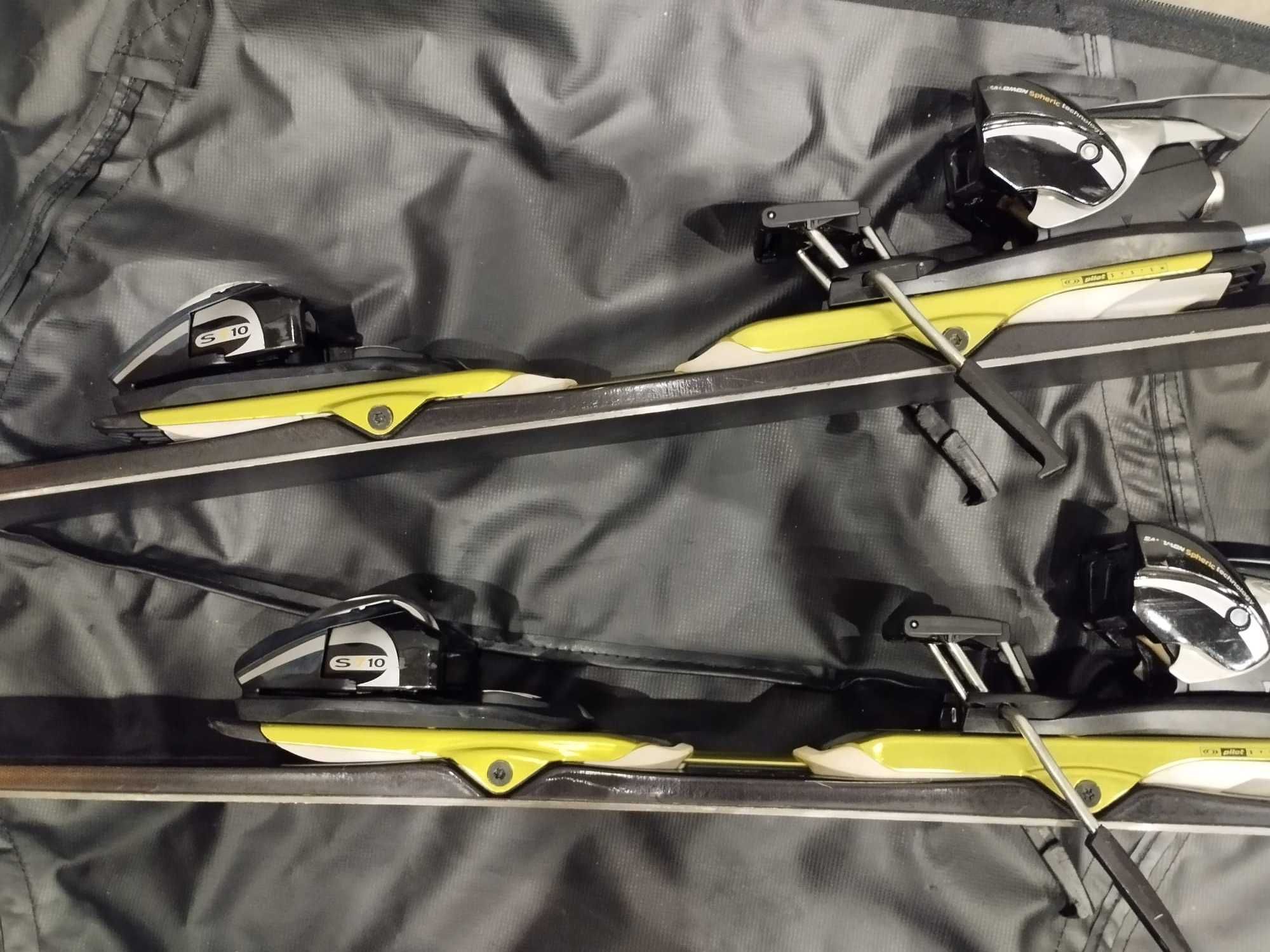 2 Pares de Skis de pista com fixações