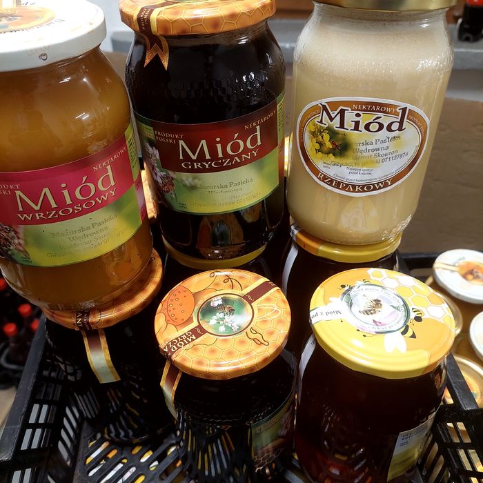 Miód Gryczany 900 ml./1.26kg miodu