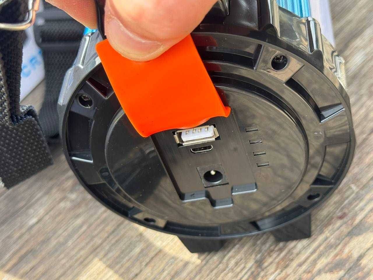 Ручний світлодіодний ліхтар, фонарь ручной 20w, павербанк, 5000mAh