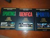 3 Livros Benfica/Sporting/Porto