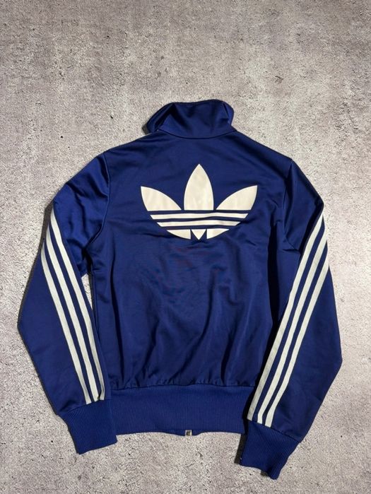 Adidas fioletowa bluza rozpinana Firebird tt zip jacket hoodie vintage