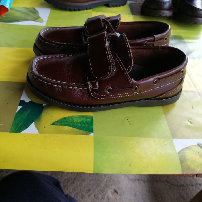 Sapato Vela couro zippy menino - n. 32